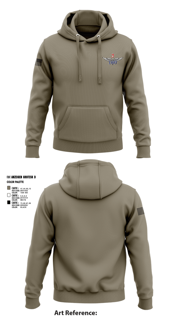 Hoodie, 160th Aviation Regiment, Army, Teamtime, Team time, sublimation, custom sports apparel, team uniforms, spirit wear, spiritwear, sports uniforms, custom shirts, team store, custom team store, fundraiser sports, apparel fundraiser