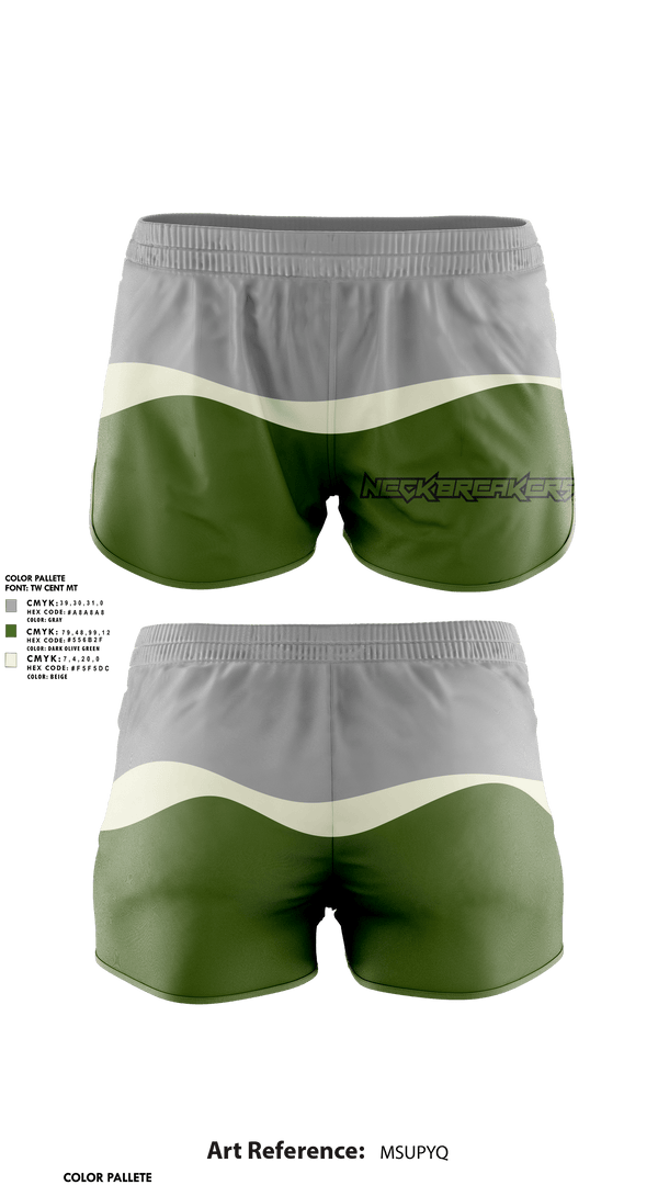 Womens Shorts, Neck breakers cc, , Teamtime, Team time, sublimation, custom sports apparel, team uniforms, spirit wear, spiritwear, sports uniforms, custom shirts, team store, custom team store, fundraiser sports, apparel fundraiser
