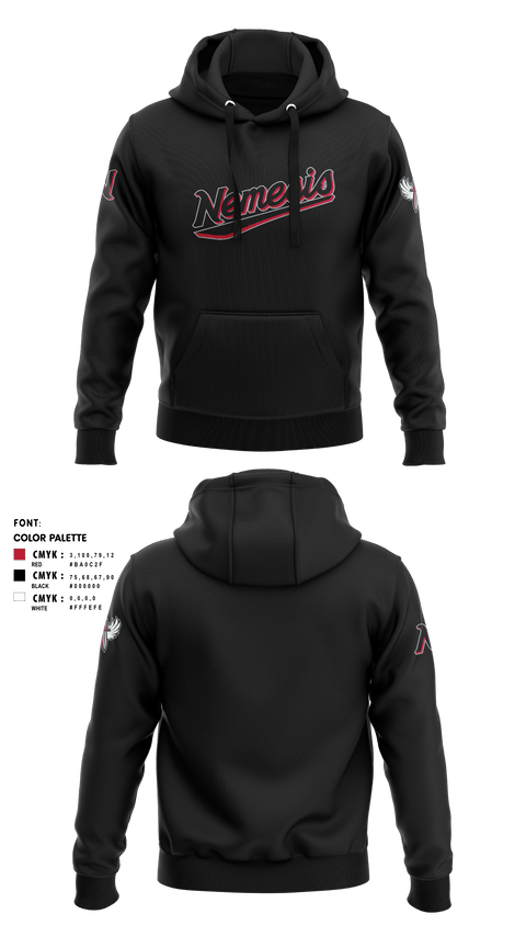 Hoodie, NEMESIS, Softball, Teamtime, Team time, sublimation, custom sports apparel, team uniforms, spirit wear, spiritwear, sports uniforms, custom shirts, team store, custom team store, fundraiser sports, apparel fundraiser