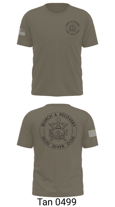 Underwater Search & Recovery Team 25630858 Old School Cotton Feel Shirt - 67