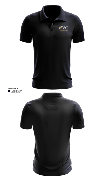 OVG Hospitality 26367192 Short Sleeve Performance Polo - 1