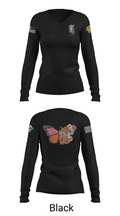 Maria 23139358 Women's Long Sleeve V-neck Shirt -1 35