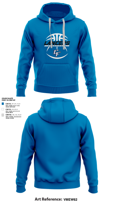 Central Fellowship Christian Academy Basketball 36352814 Hoodie - 1