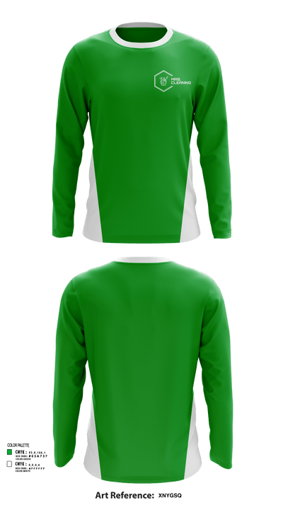 Mrs. Cleaning 45116697 Long Sleeve Performance Shirt 112