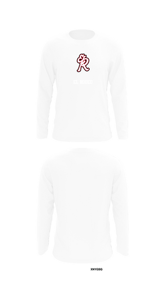 Long Sleeve Performance Shirt, El Rodeo, Baseball, Teamtime, Team time, sublimation, custom sports apparel, team uniforms, spirit wear, spiritwear, sports uniforms, custom shirts, team store, custom team store, fundraiser sports, apparel fundraiser