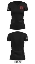 Morrison High School Basketball 96514164 Women's Short Sleeve V-neck Shirt - 38