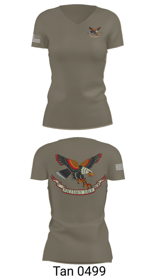 Womens Short Sleeve Vneck Shirt, Military Talk by JC, Army, Teamtime, Team time, sublimation, custom sports apparel, team uniforms, spirit wear, spiritwear, sports uniforms, custom shirts, team store, custom team store, fundraiser sports, apparel fundraiser
