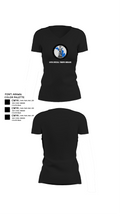 24th Special Troops Brigade 40450029 Women's Short Sleeve V-neck Shirt - 23