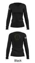 1055th Trans 1st Plt 68355484 Women's Long Sleeve V-neck Shirt - 35