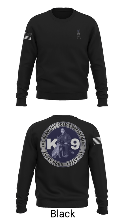 Los Alamitos Police K9 92789810 Crew Neck Sweatshirt - 24