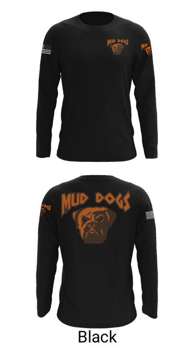 Mud dogs 80113127 Long Sleeve Performance Shirt - 14