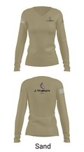 J WALKERS 3500773 Women's Long Sleeve V-neck Shirt -1 97