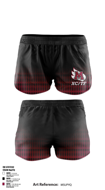 Meredith College Avenging Angels 15036626 Women's Shorts - 1 (1)