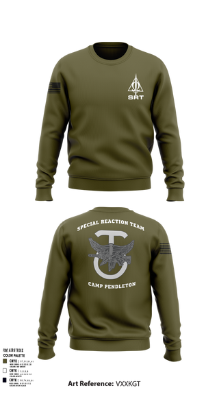 Crew Neck Sweatshirt, Special Reaction Team, Marines, Teamtime, Team time, sublimation, custom sports apparel, team uniforms, spirit wear, spiritwear, sports uniforms, custom shirts, team store, custom team store, fundraiser sports, apparel fundraiser