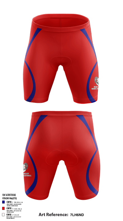 Blue Valley High School Volleyball 55453386 Men's Compression Shorts - 2