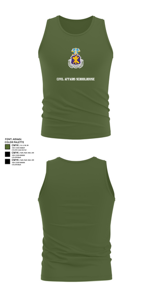 Tank Top, Civil Affairs Schoolhouse, , Teamtime, Team time, sublimation, custom sports apparel, team uniforms, spirit wear, spiritwear, sports uniforms, custom shirts, team store, custom team store, fundraiser sports, apparel fundraiser