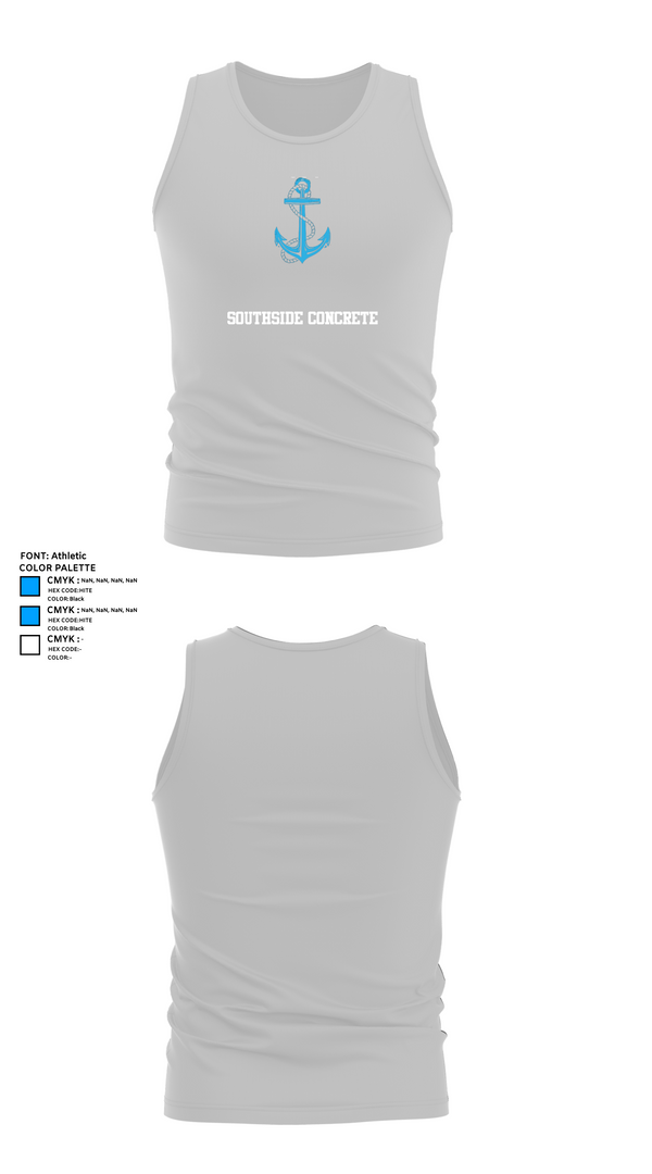 Tank Top, SOUTHSIDE CONCRETE, , Teamtime, Team time, sublimation, custom sports apparel, team uniforms, spirit wear, spiritwear, sports uniforms, custom shirts, team store, custom team store, fundraiser sports, apparel fundraiser