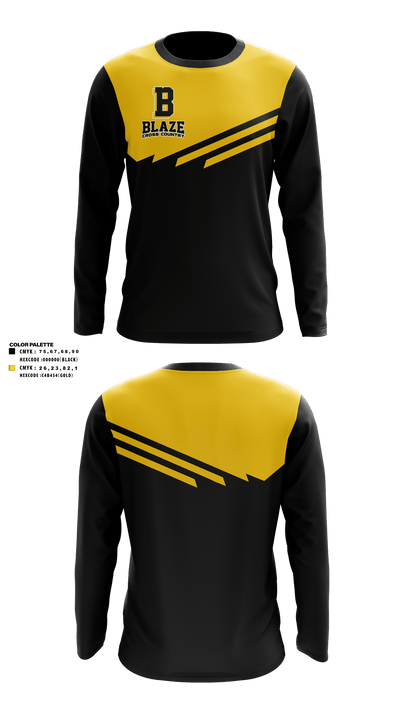 Blaze 803286 Long Sleeve Performance Shirt - 51