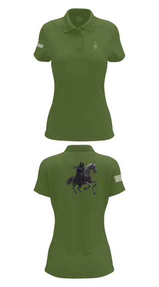 Womens Short Sleeve Performance Polo, Longknife, Army, Teamtime, Team time, sublimation, custom sports apparel, team uniforms, spirit wear, spiritwear, sports uniforms, custom shirts, team store, custom team store, fundraiser sports, apparel fundraiser