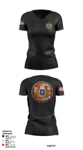 4/409th BSB 92423586 Women's Short Sleeve V-neck Shirt - 14