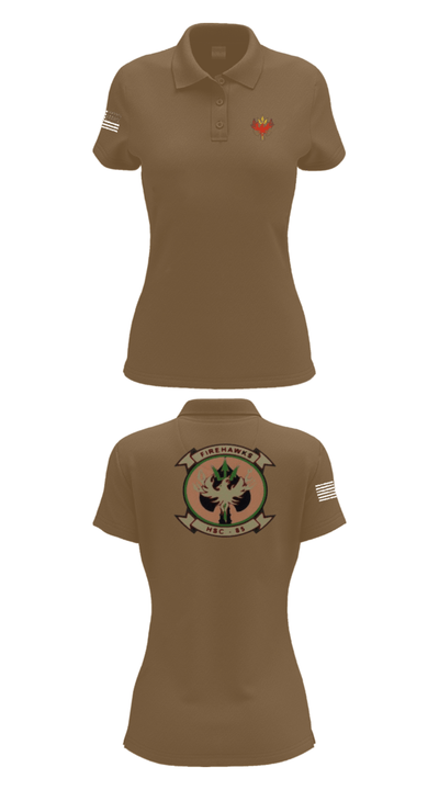 HSC-85 15010069 Women's Short Sleeve Performance Polo  - 14