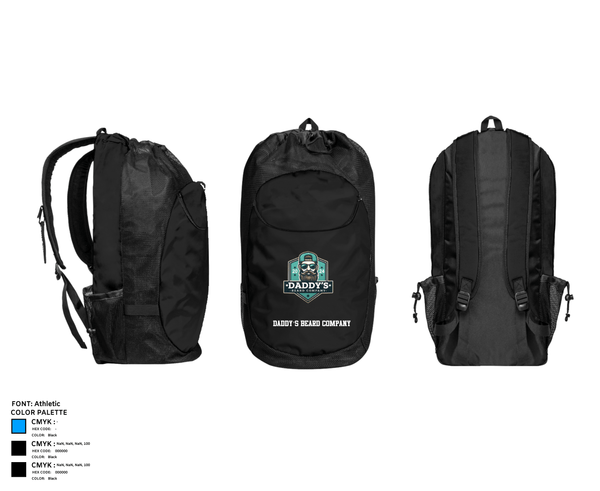 Gear Bag, Daddy’s Beard Company, , Teamtime, Team time, sublimation, custom sports apparel, team uniforms, spirit wear, spiritwear, sports uniforms, custom shirts, team store, custom team store, fundraiser sports, apparel fundraiser