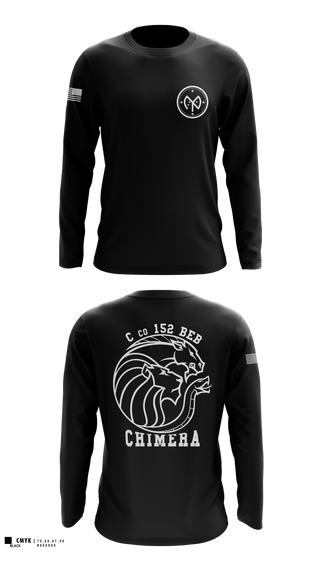 Long Sleeve Performance Shirt, C co 152 BEB, National Guard, Teamtime, Team time, sublimation, custom sports apparel, team uniforms, spirit wear, spiritwear, sports uniforms, custom shirts, team store, custom team store, fundraiser sports, apparel fundraiser