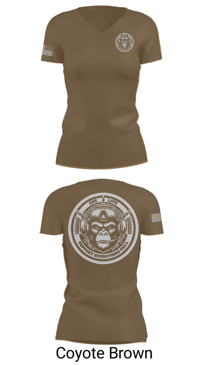 SMTC 35310311 Women's Short Sleeve V-neck Shirt - 8