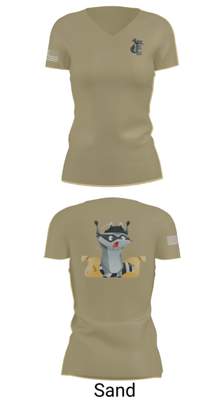 Womens Short Sleeve Vneck Shirt, 2-2 B Co., Army, Teamtime, Team time, sublimation, custom sports apparel, team uniforms, spirit wear, spiritwear, sports uniforms, custom shirts, team store, custom team store, fundraiser sports, apparel fundraiser