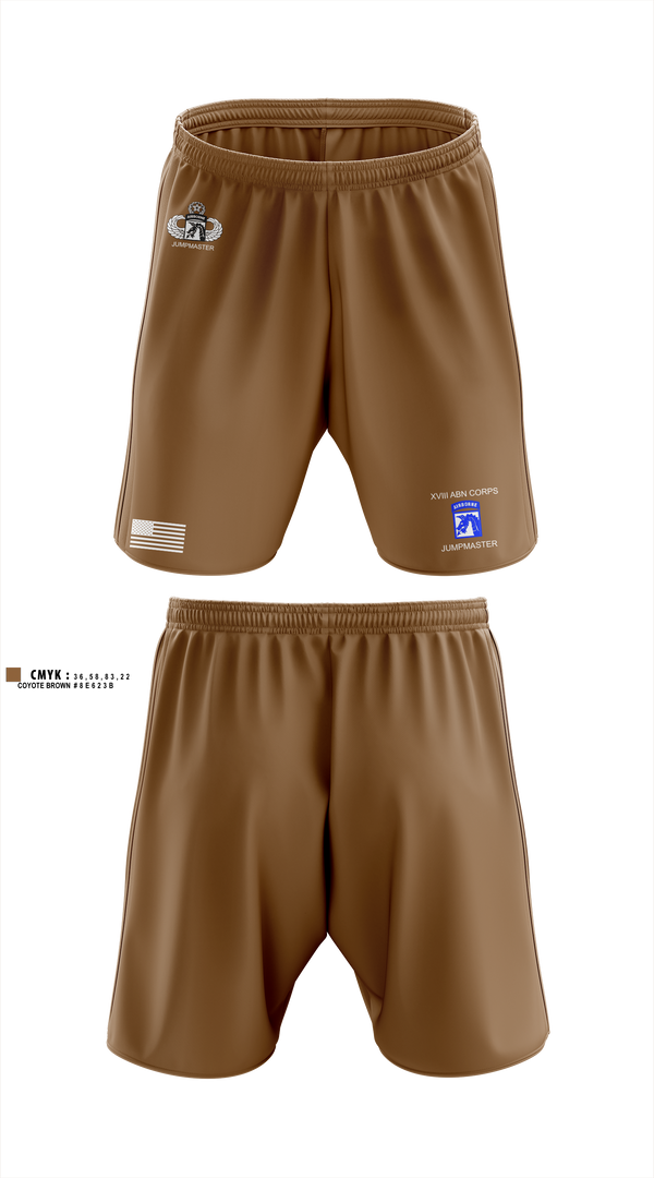 Athletic Shorts With Pockets, 112th Signal Jumpmaster, Army, Teamtime, Team time, sublimation, custom sports apparel, team uniforms, spirit wear, spiritwear, sports uniforms, custom shirts, team store, custom team store, fundraiser sports, apparel fundraiser