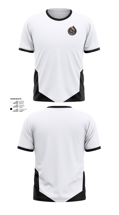 White Shield High School Wrestling 94078383 Short Sleeve Performance Shirt - 2
