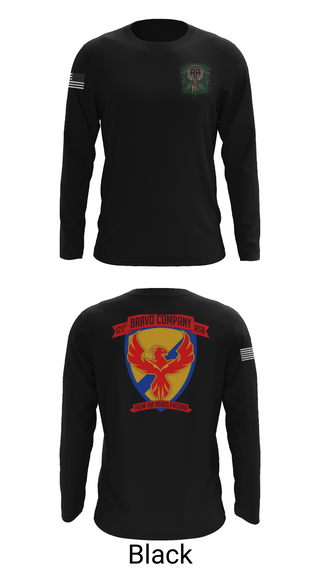 Long Sleeve Performance Shirt, B-Co 122 ASB, Army, Teamtime, Team time, sublimation, custom sports apparel, team uniforms, spirit wear, spiritwear, sports uniforms, custom shirts, team store, custom team store, fundraiser sports, apparel fundraiser