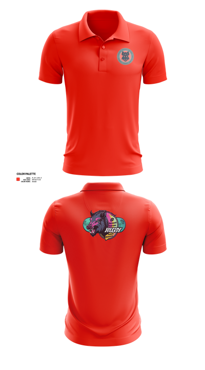 Black Boars 84058902 Short Sleeve Performance Polo - 1