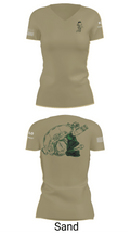 CSO 34568070 Women's Short Sleeve V-neck Shirt - 88