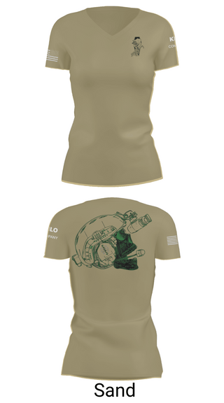Womens Short Sleeve Vneck Shirt, CSO, Army, Teamtime, Team time, sublimation, custom sports apparel, team uniforms, spirit wear, spiritwear, sports uniforms, custom shirts, team store, custom team store, fundraiser sports, apparel fundraiser