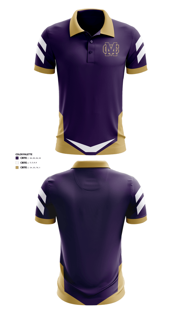 Short Sleeve Performance Polo, Madison County High School Golf, Golf, Teamtime, Team time, sublimation, custom sports apparel, team uniforms, spirit wear, spiritwear, sports uniforms, custom shirts, team store, custom team store, fundraiser sports, apparel fundraiser