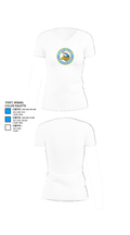 River Valley Middle School Cross Country 32039733 Women's Short Sleeve V-neck Shirt - 18