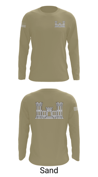 Long Sleeve Performance Shirt, 250TH ENGINEERING COMPANY, National Guard, Teamtime, Team time, sublimation, custom sports apparel, team uniforms, spirit wear, spiritwear, sports uniforms, custom shirts, team store, custom team store, fundraiser sports, apparel fundraiser