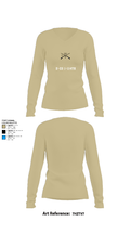 D-co 1-114th 40001496 Women's Long Sleeve V-neck Shirt - 82