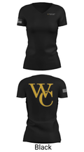 Woodford County High School Golf 78348992 Women's Short Sleeve V-neck Shirt - 38