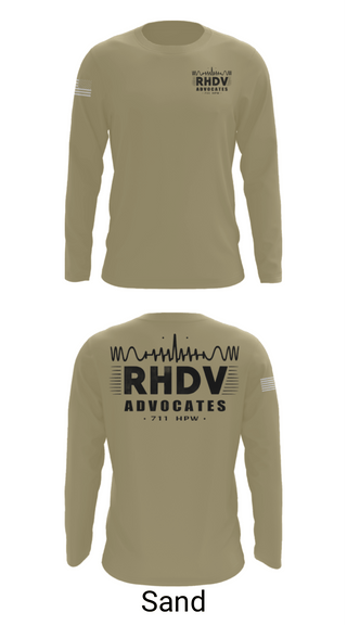 Long Sleeve Performance Shirt, 711 HPW/RHDV, Army, Teamtime, Team time, sublimation, custom sports apparel, team uniforms, spirit wear, spiritwear, sports uniforms, custom shirts, team store, custom team store, fundraiser sports, apparel fundraiser