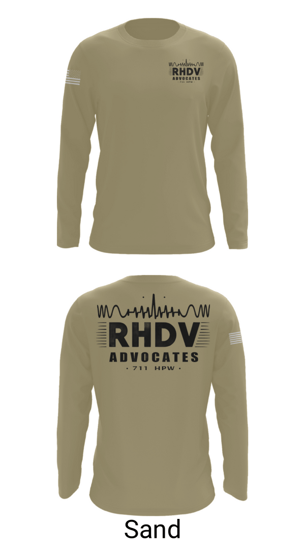 Long Sleeve Performance Shirt, 711 HPW/RHDV, Army, Teamtime, Team time, sublimation, custom sports apparel, team uniforms, spirit wear, spiritwear, sports uniforms, custom shirts, team store, custom team store, fundraiser sports, apparel fundraiser