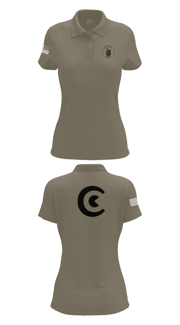 Womens Short Sleeve Performance Polo, Diniz, Army, Teamtime, Team time, sublimation, custom sports apparel, team uniforms, spirit wear, spiritwear, sports uniforms, custom shirts, team store, custom team store, fundraiser sports, apparel fundraiser