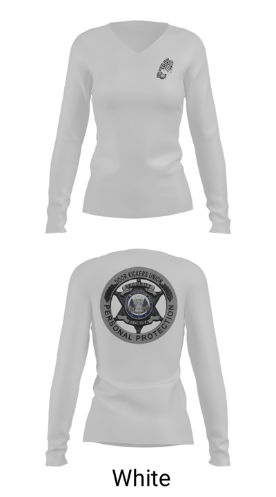 DKU Protection 65690309 Women's Long Sleeve V-neck Shirt - 16