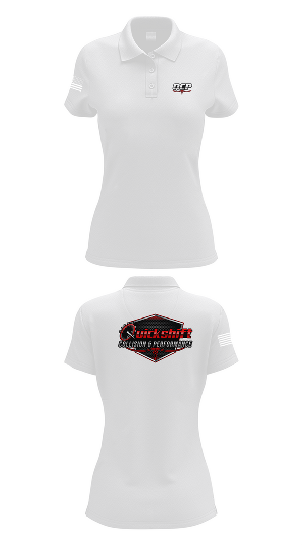 Womens Short Sleeve Performance Polo, Quickshift Collision & Performance, , Teamtime, Team time, sublimation, custom sports apparel, team uniforms, spirit wear, spiritwear, sports uniforms, custom shirts, team store, custom team store, fundraiser sports, apparel fundraiser