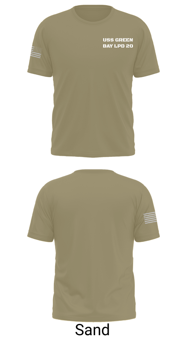 Short Sleeve Performance Shirt, USS GREEN BAY LPD 20, Navy, Teamtime, Team time, sublimation, custom sports apparel, team uniforms, spirit wear, spiritwear, sports uniforms, custom shirts, team store, custom team store, fundraiser sports, apparel fundraiser