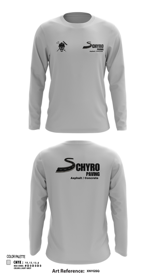 Long Sleeve Performance Shirt, Schyro paving, , Teamtime, Team time, sublimation, custom sports apparel, team uniforms, spirit wear, spiritwear, sports uniforms, custom shirts, team store, custom team store, fundraiser sports, apparel fundraiser