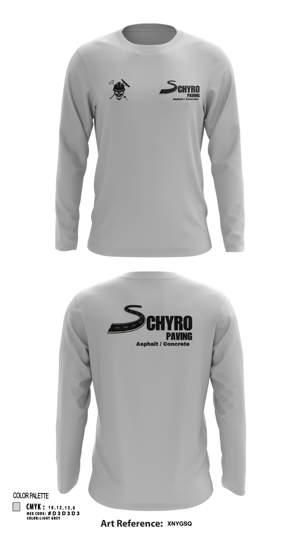 Long Sleeve Performance Shirt, Schyro paving, , Teamtime, Team time, sublimation, custom sports apparel, team uniforms, spirit wear, spiritwear, sports uniforms, custom shirts, team store, custom team store, fundraiser sports, apparel fundraiser
