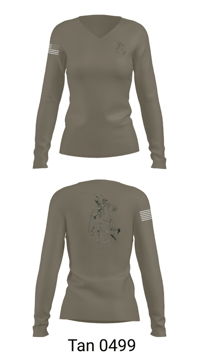 B2 Patriots 31885099 Women's Long Sleeve V-neck Shirt - 77