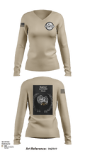 Fernspäh 43624200 Women's Long Sleeve V-neck Shirt - 123